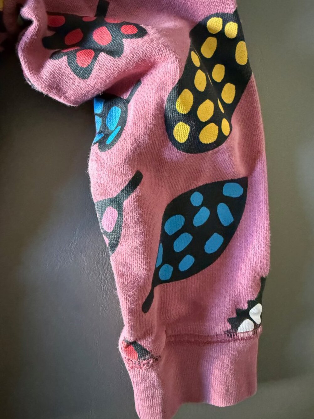 Stella McCartney kids sweatshirt "Spotty Leaves" size 6 - Picture 4 of 7